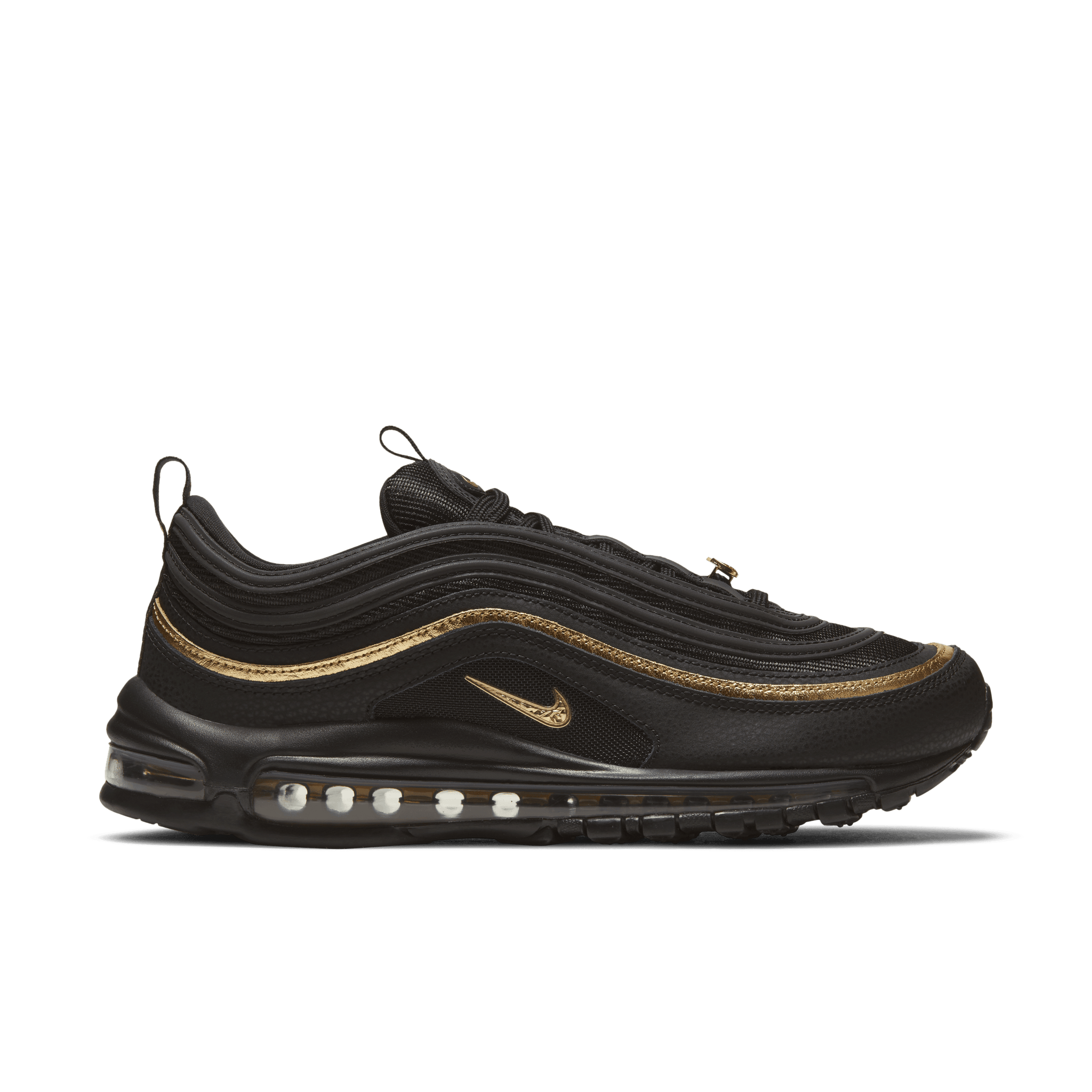 Nike air max top 97 mens metallic gold