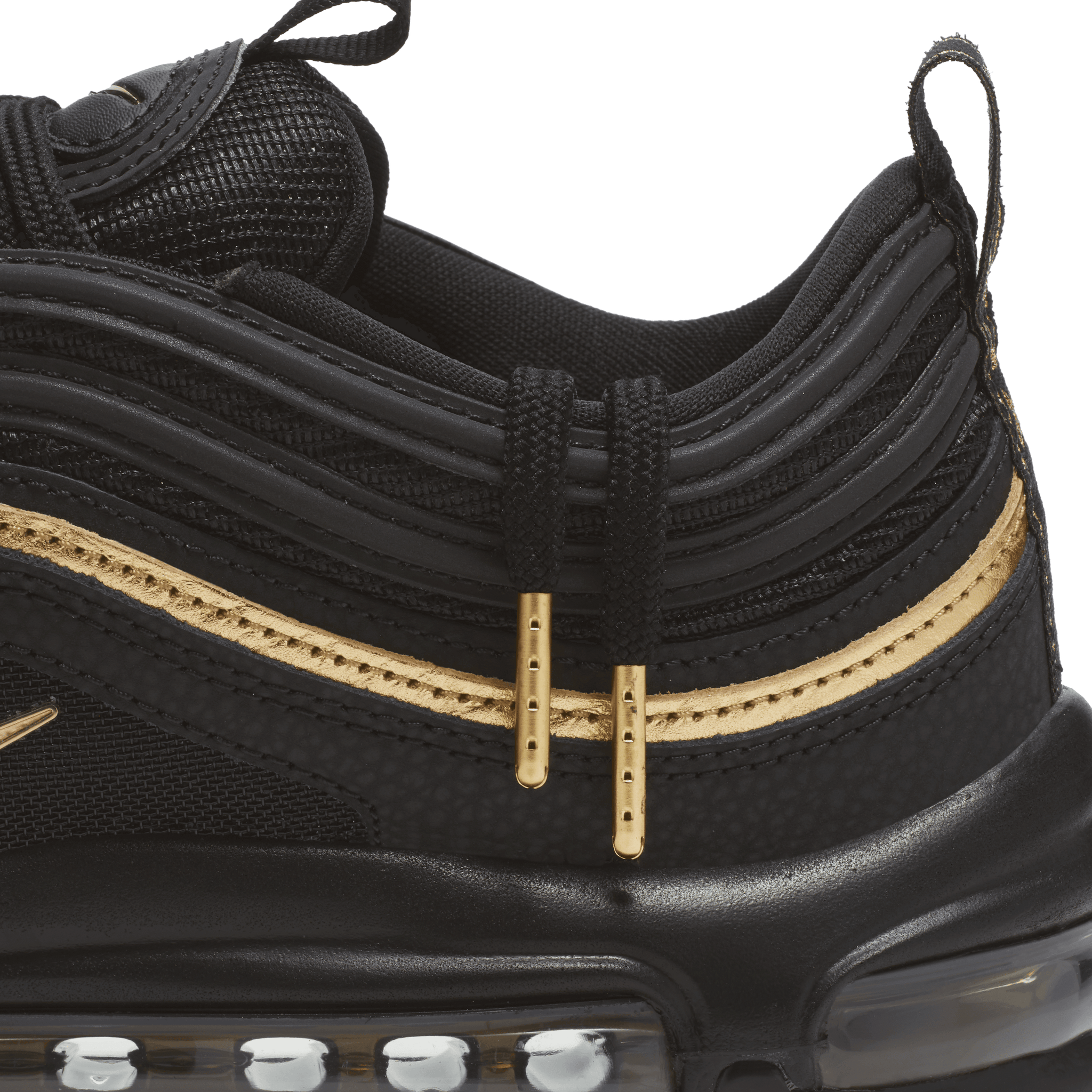 Air max 97 sales leather black gold