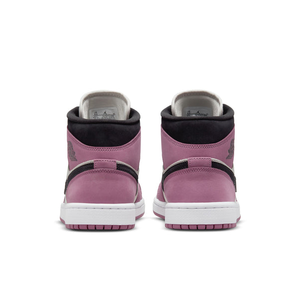 Jordan - Women - Air Jordan 1 Mid SE - Light Mulberry/Black/Light Bone/White