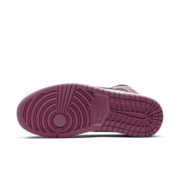 Jordan - Women - Air Jordan 1 Mid SE - Light Mulberry/Black/Light Bone/White