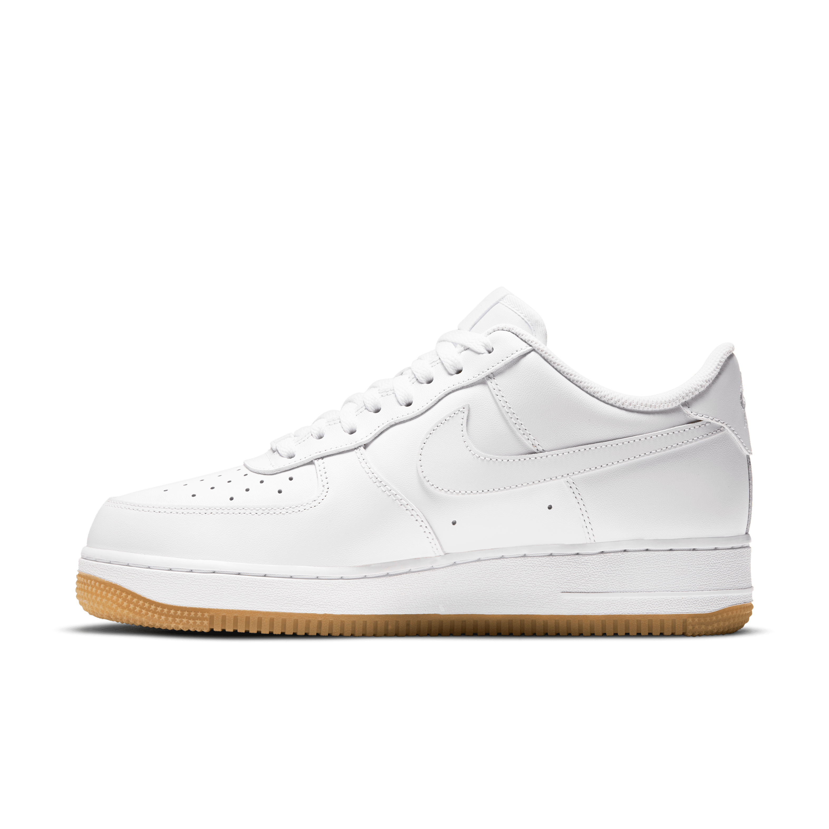 Nike Men Air Force 1 07 White Light Brown Nohble