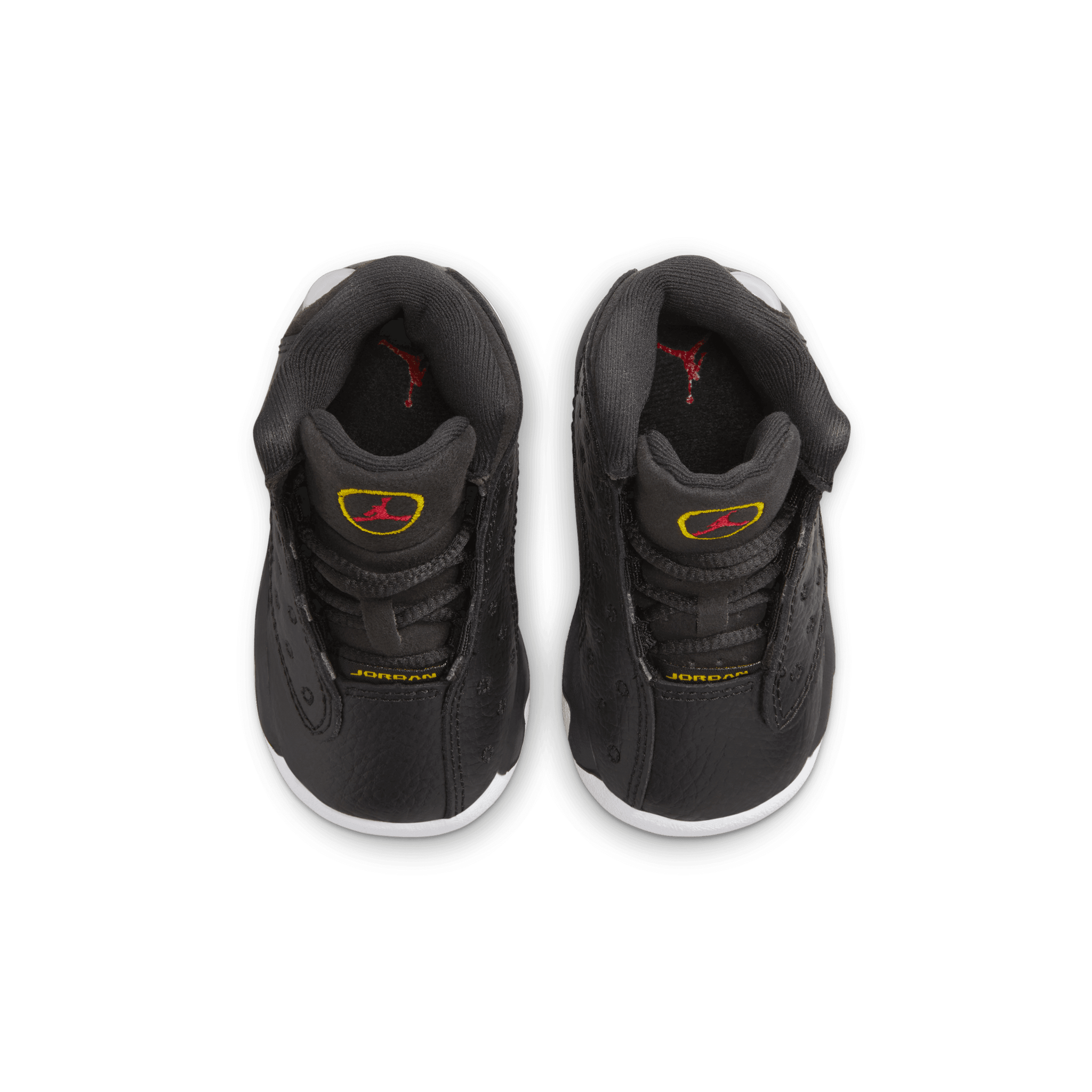 Jordan 13 black and yellow cheap toddler