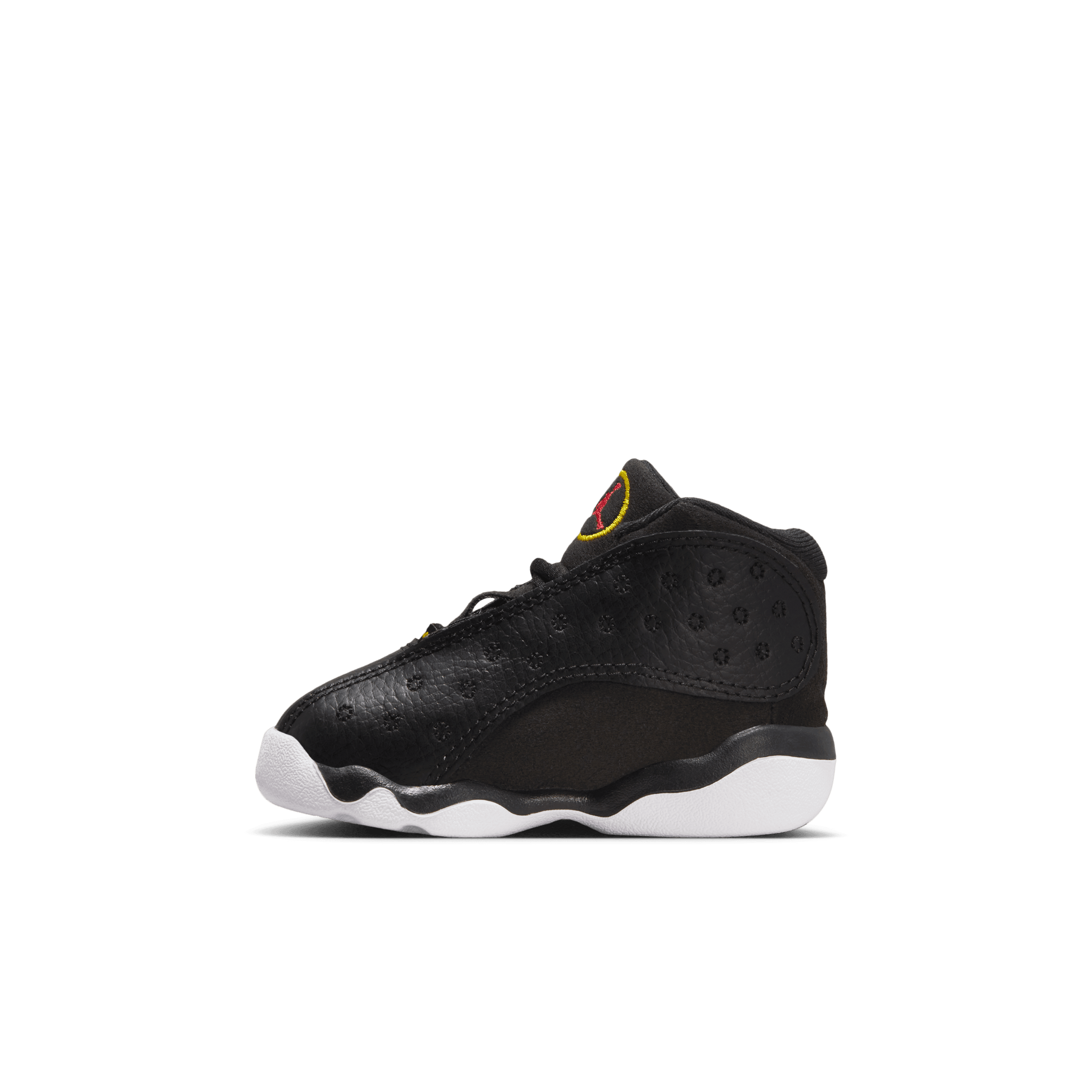 Jordan retro 13 red and black and white deals
