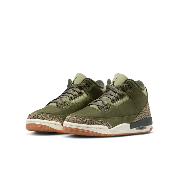 Jordan - Boy - GS Air Retro 3 - Medium Olive/Sequoia/Neutral Olive/Sail