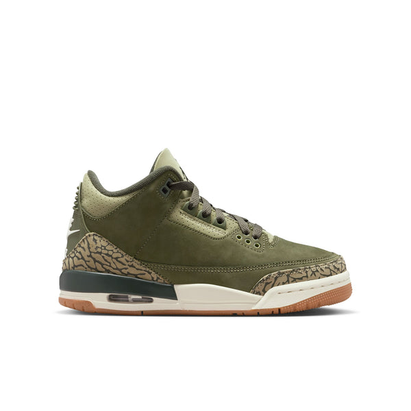 Jordan - Boy - GS Air Retro 3 - Medium Olive/Sequoia/Neutral Olive/Sail