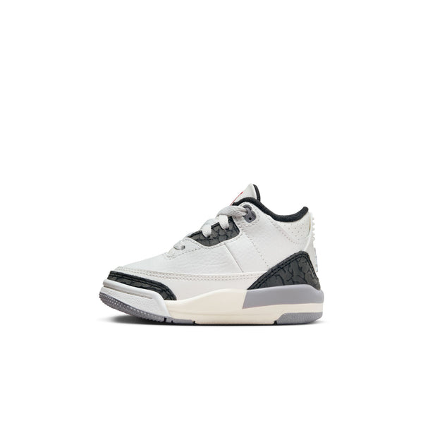 Jordan - Boy - TD Jordan 3 Retro - Summit White/Fire Red/Cement Grey/Black