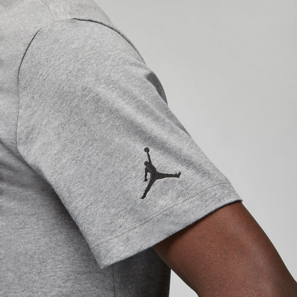 Jordan - Men - Embroidered Air Tee - Carbon Heather/Black