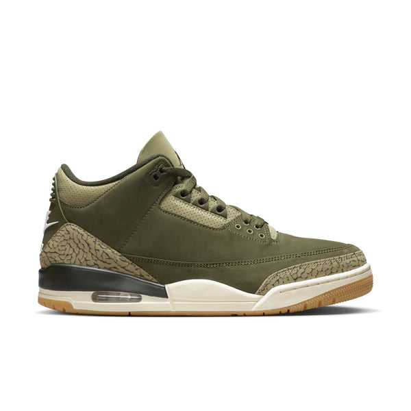 Jordan - Men - Air Retro 3 - Medium Olive/Sequoia/Neutral Olive/Sail