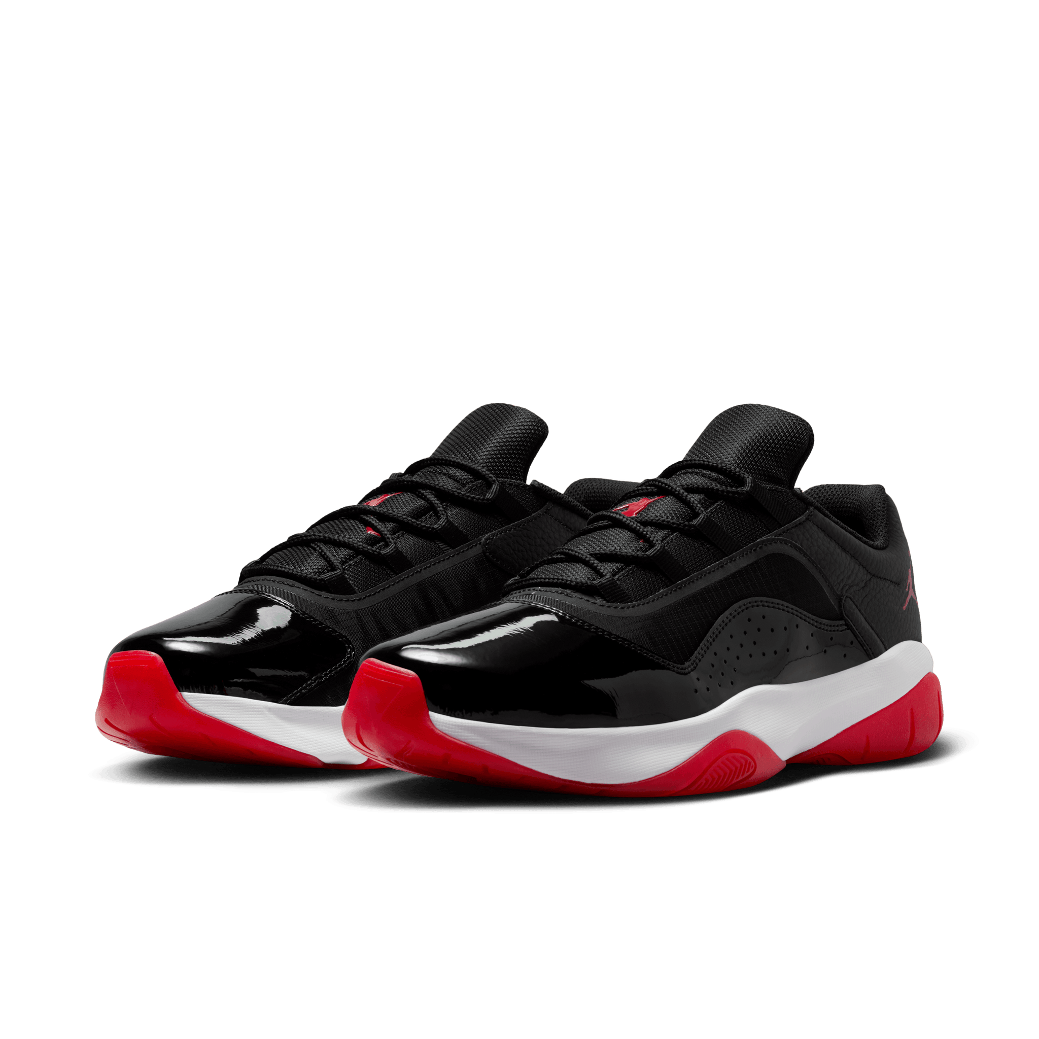 Jordan Men Air Jordan 11 CMFT Low Black Varsity Red White
