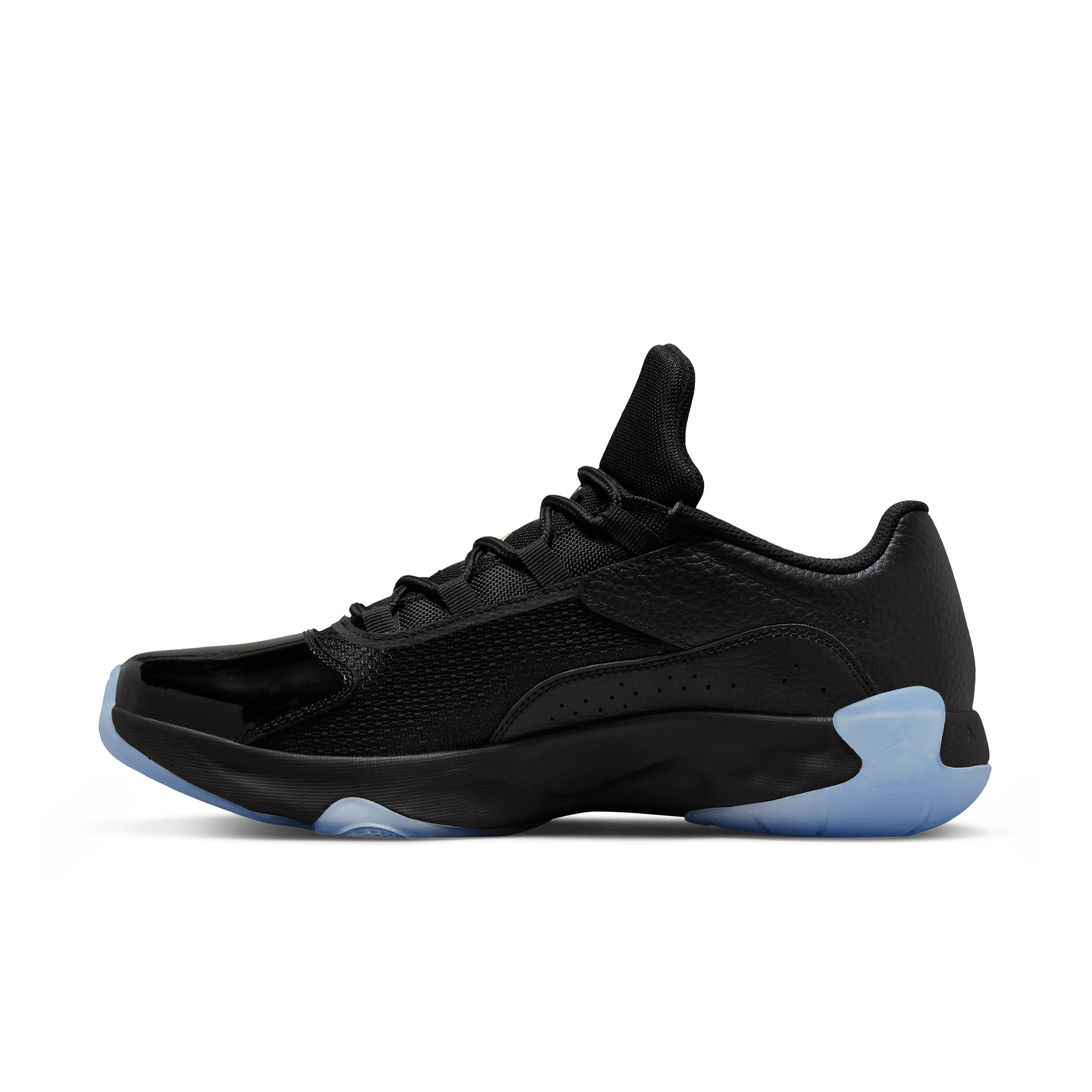 Jordan Men Air Jordan 11 CMFT Low Black Metallic Gold Nohble