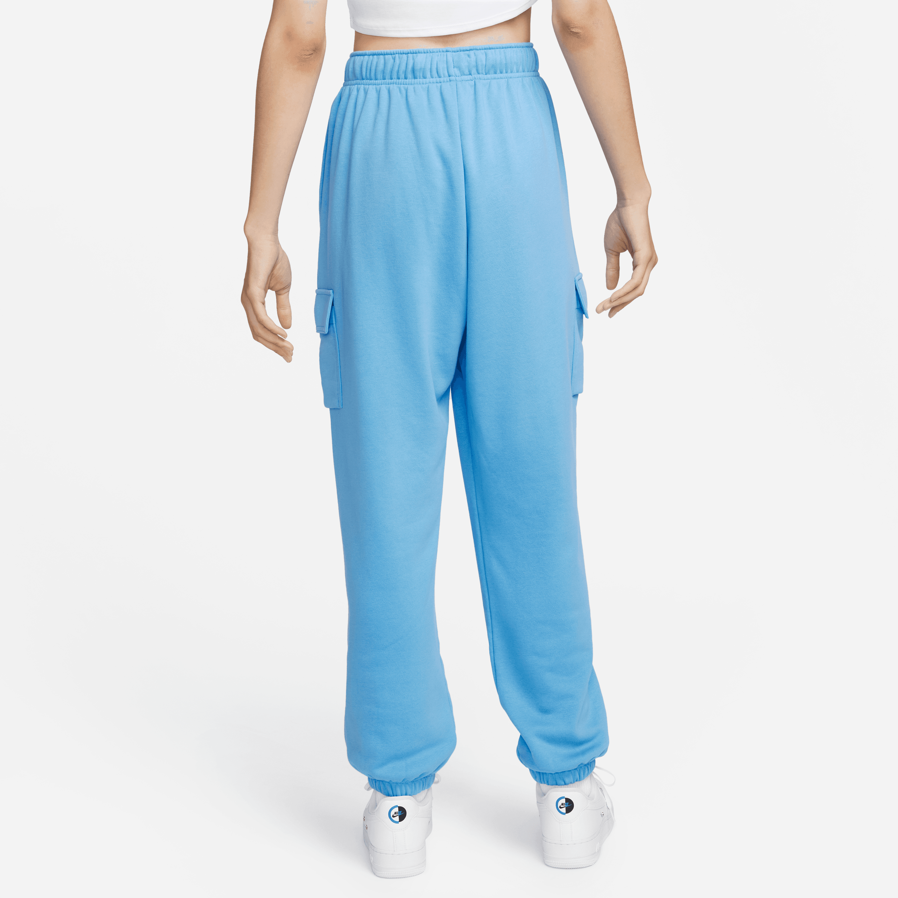 Nike - Women - Club Cargo Sweatpants - University Blue/White – Nohble
