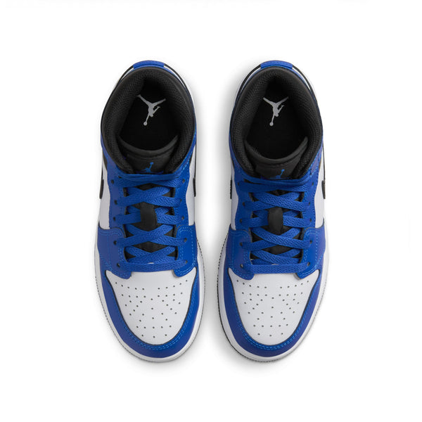 Jordan - Boy - GS Air Jordan 1 Mid - Game Royal/Black/White