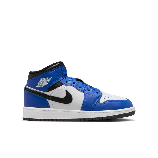 Jordan - Boy - GS Air Jordan 1 Mid - Game Royal/Black/White