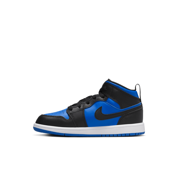 Jordan - Boy - PS Jordan 1 Mid - Black/Royal Blue/White