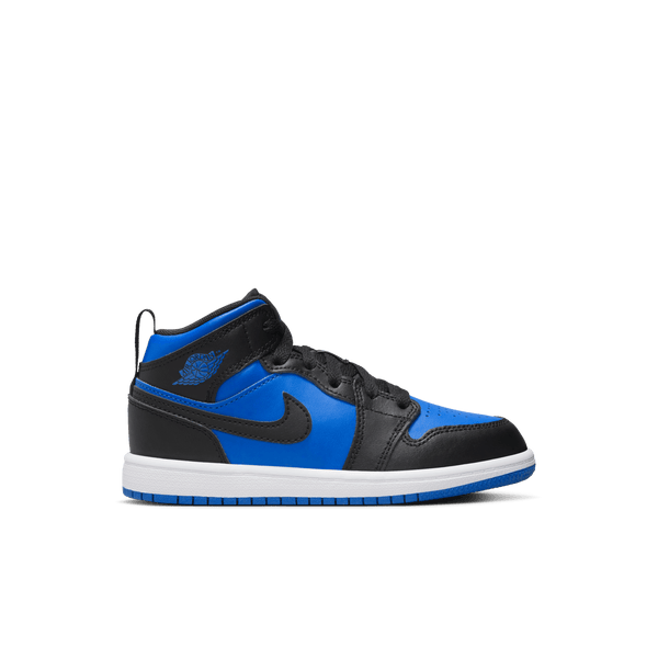 Jordan - Boy - PS Jordan 1 Mid - Black/Royal Blue/White