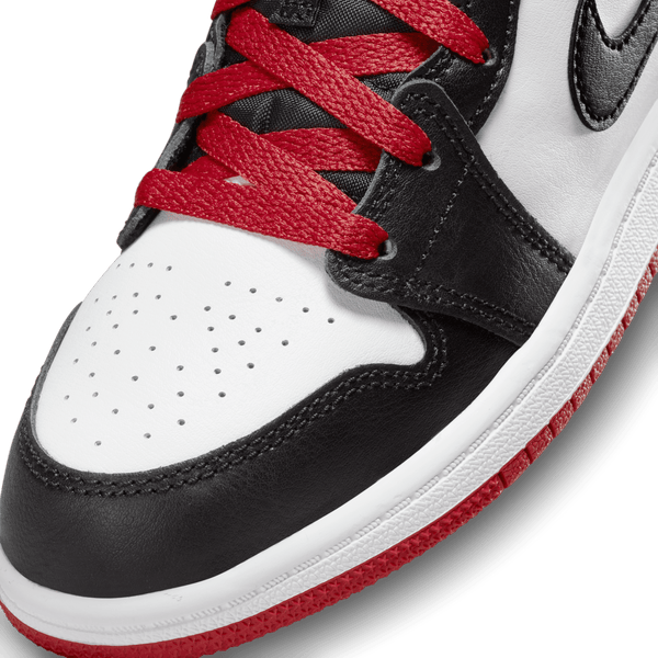 Jordan - Boy - PS Jordan 1 Mid - White/Gym Red/Black