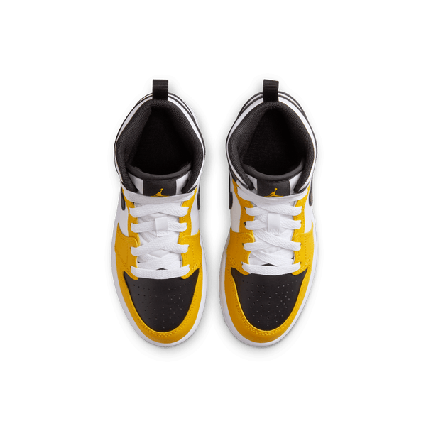 Jordan - Boy - PS Air Jordan 1 Mid - Yellow Ochre/Black