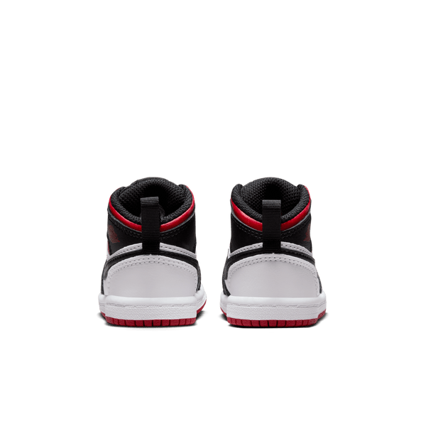 Jordan - Boy - TD Jordan 1 Mid - White/Gym Red/Black