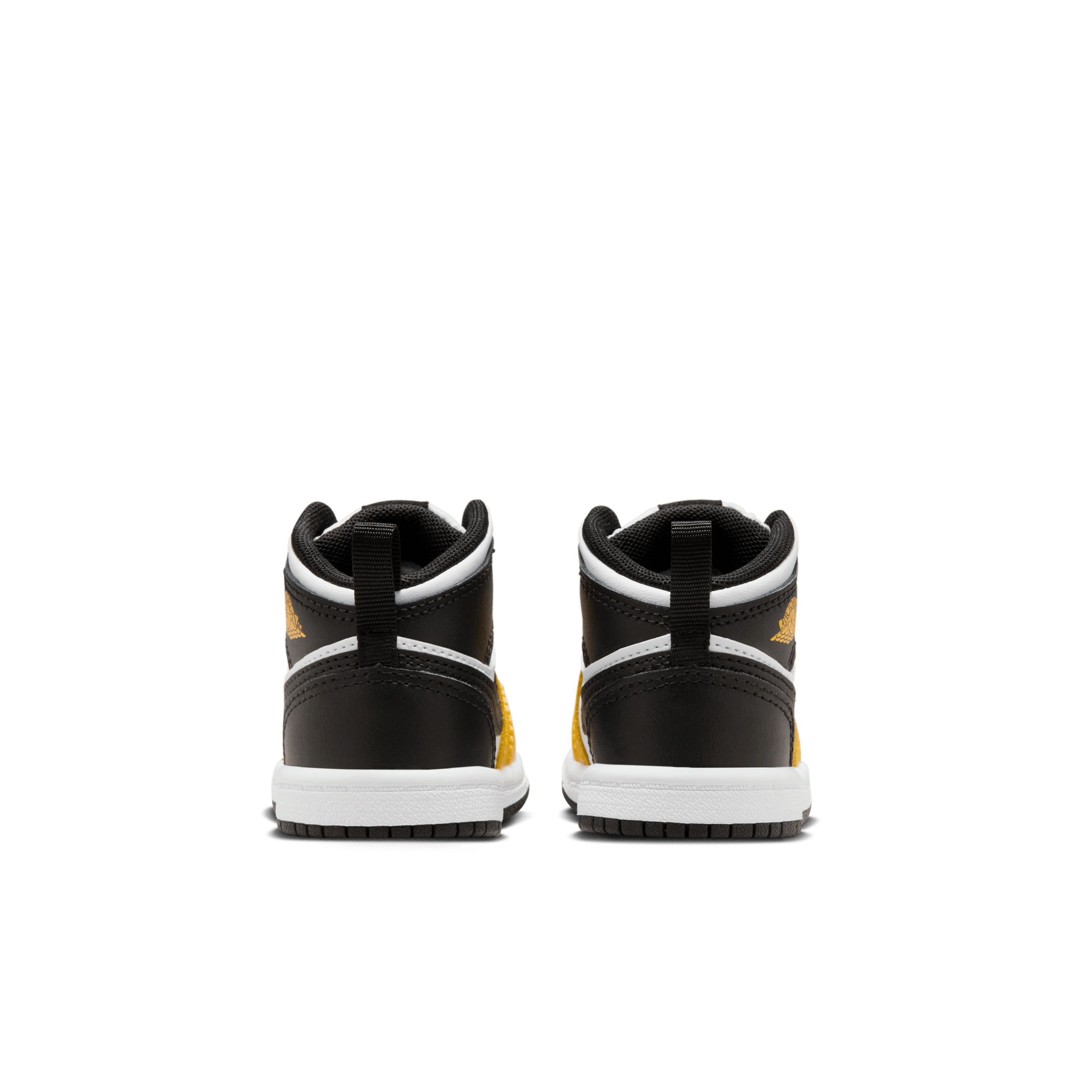 Jordan 1 retro mid yellow black shop