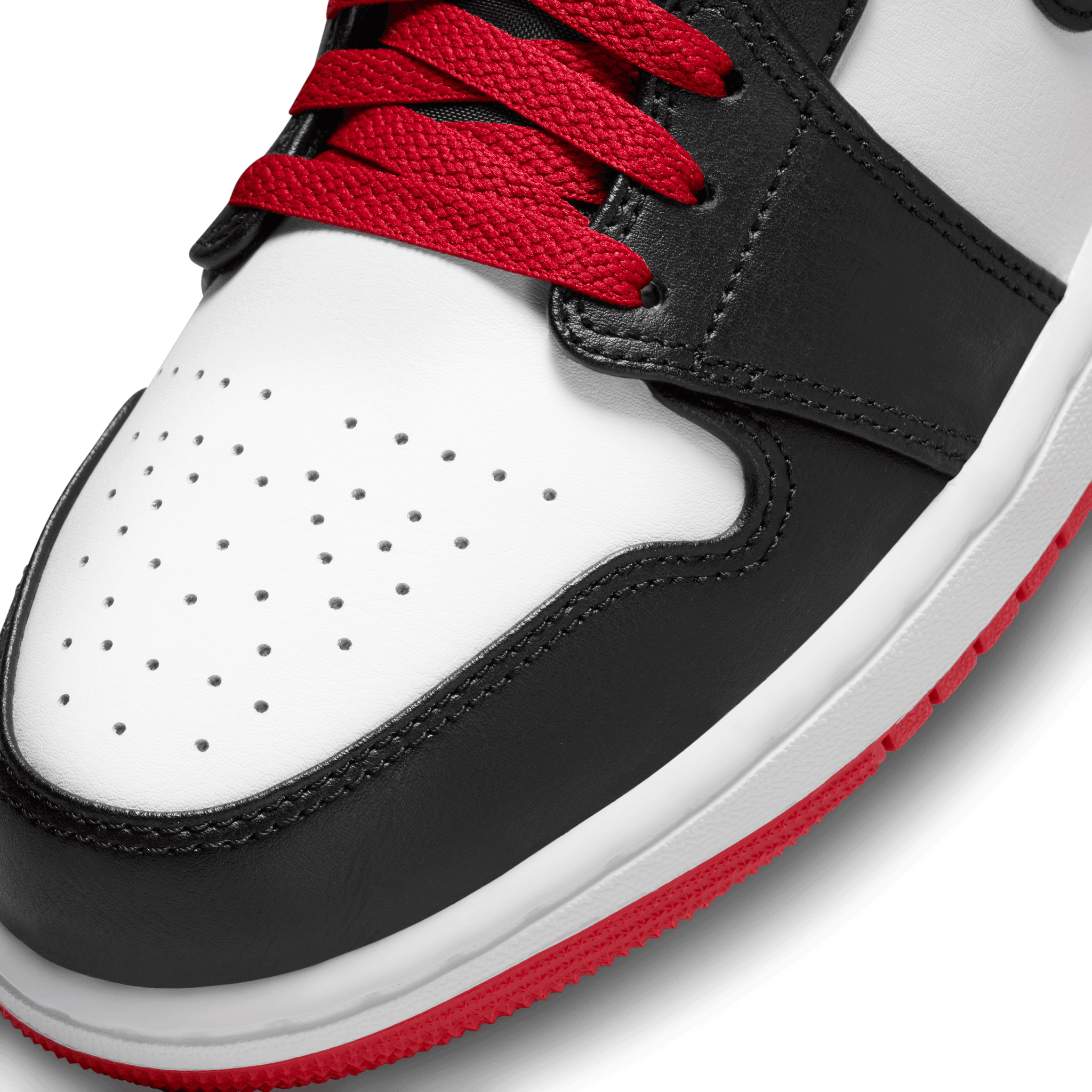 Nike Men's Air Jordan 1 Mid SE Shoes, White/Black