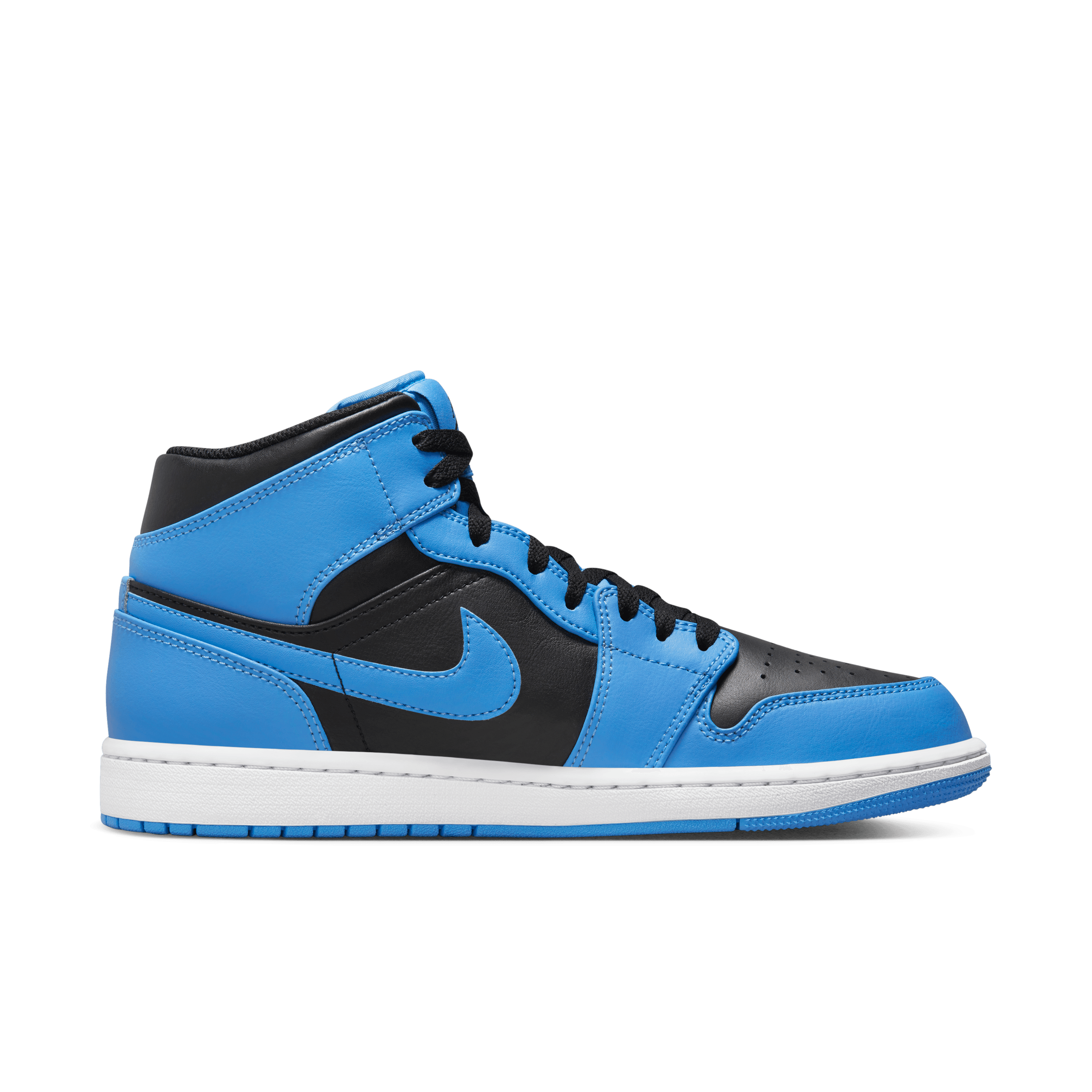 Jordan Men Air Jordan Mid University Blue/Black/White