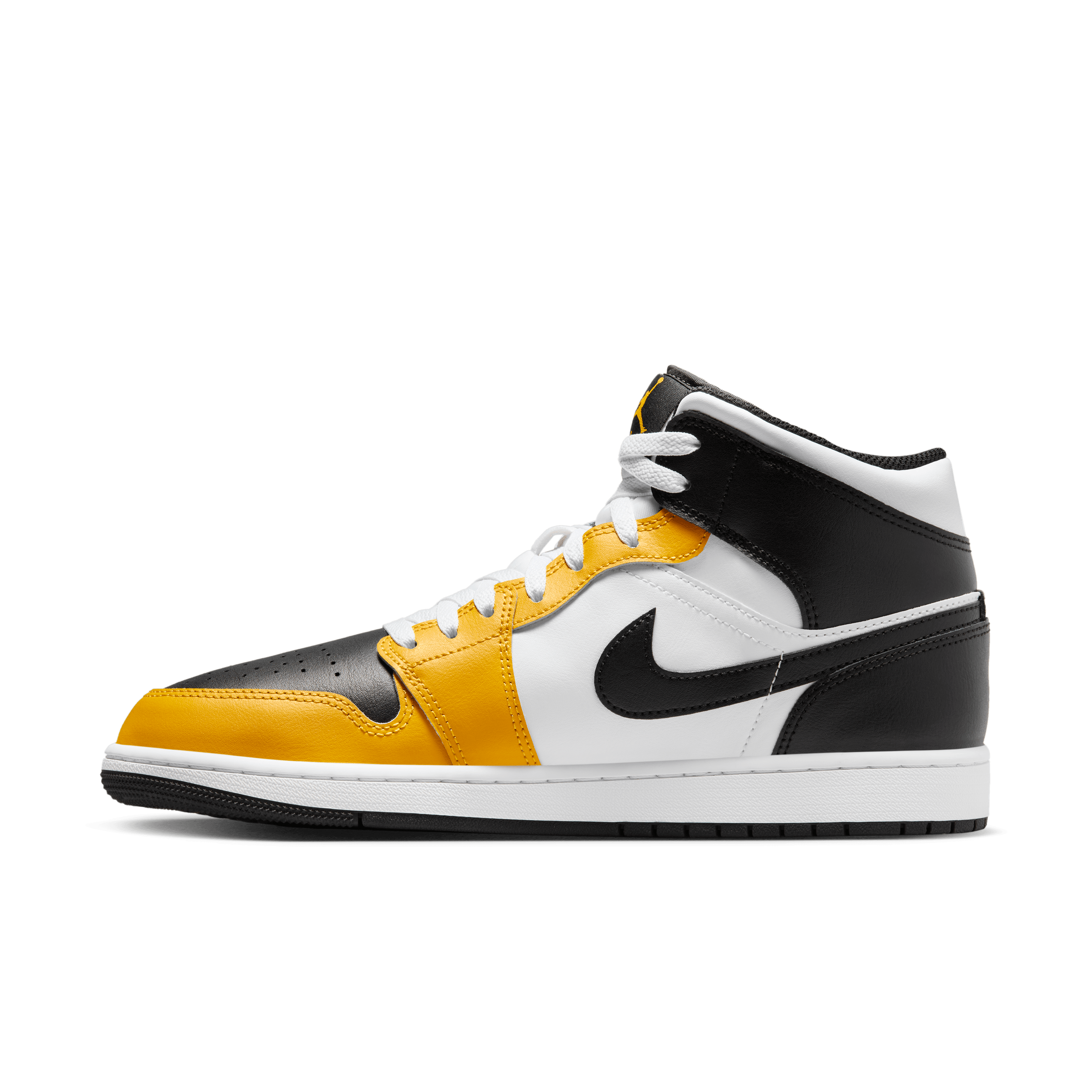 Air jordan 1 high yellow and black sales