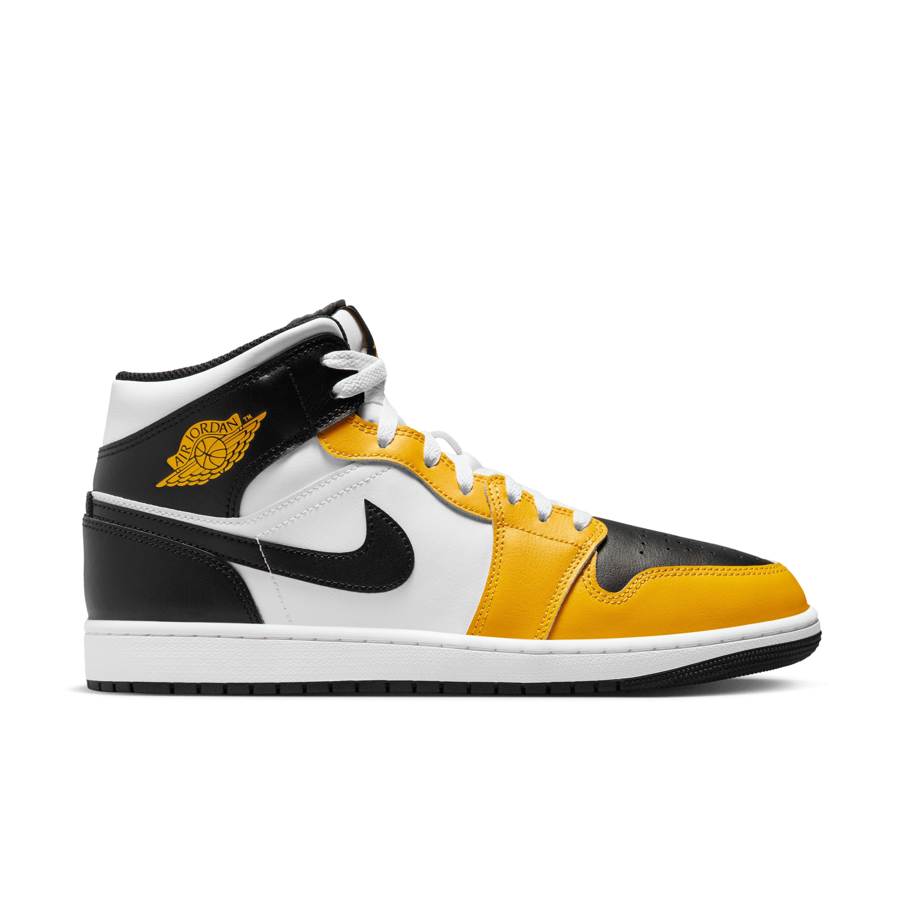Jordan Men Air Jordan Mid Yellow Ochre/Black – Nohble