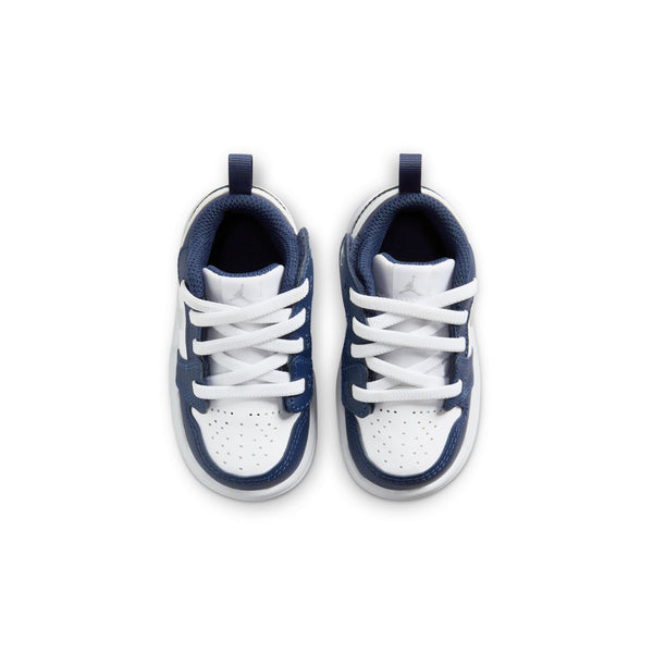 Jordan - Boy - TD Jordan 1 Low Alt - White/Wolf Grey/Midnight Navy