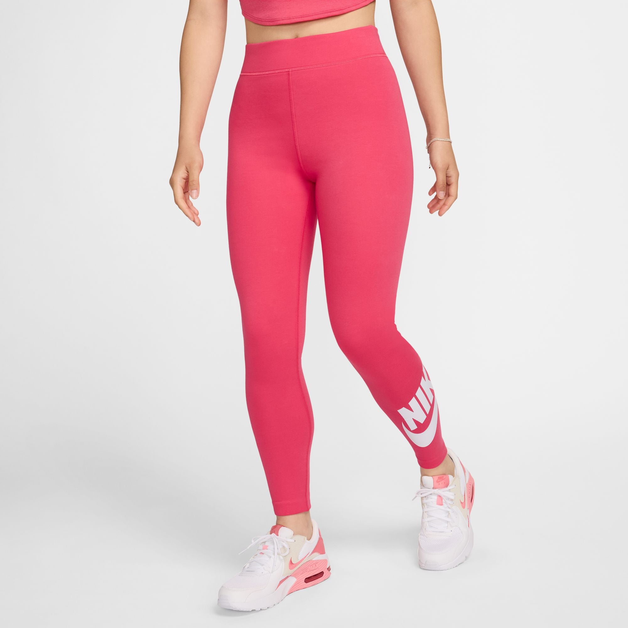 Nike Women Classic High-Rise Futura Tight Aster Pink/White
