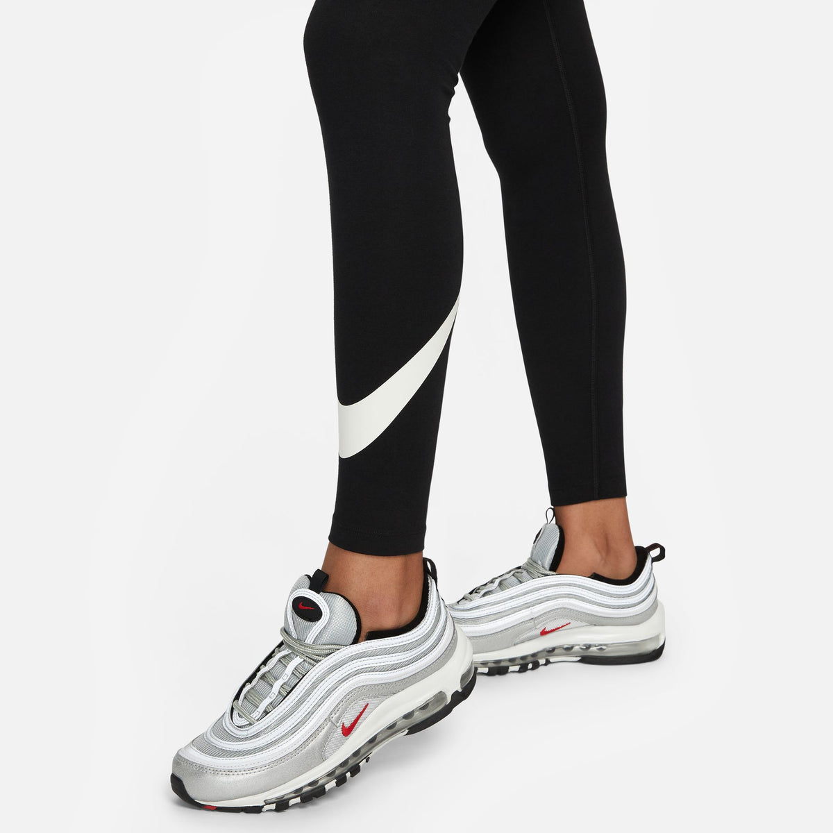 Nike - Women - Classic High-Rise Swoosh Tight - Black/Sail – Nohble