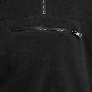 Nike - Men - Fleece Half-Zip Pullover - Black/White