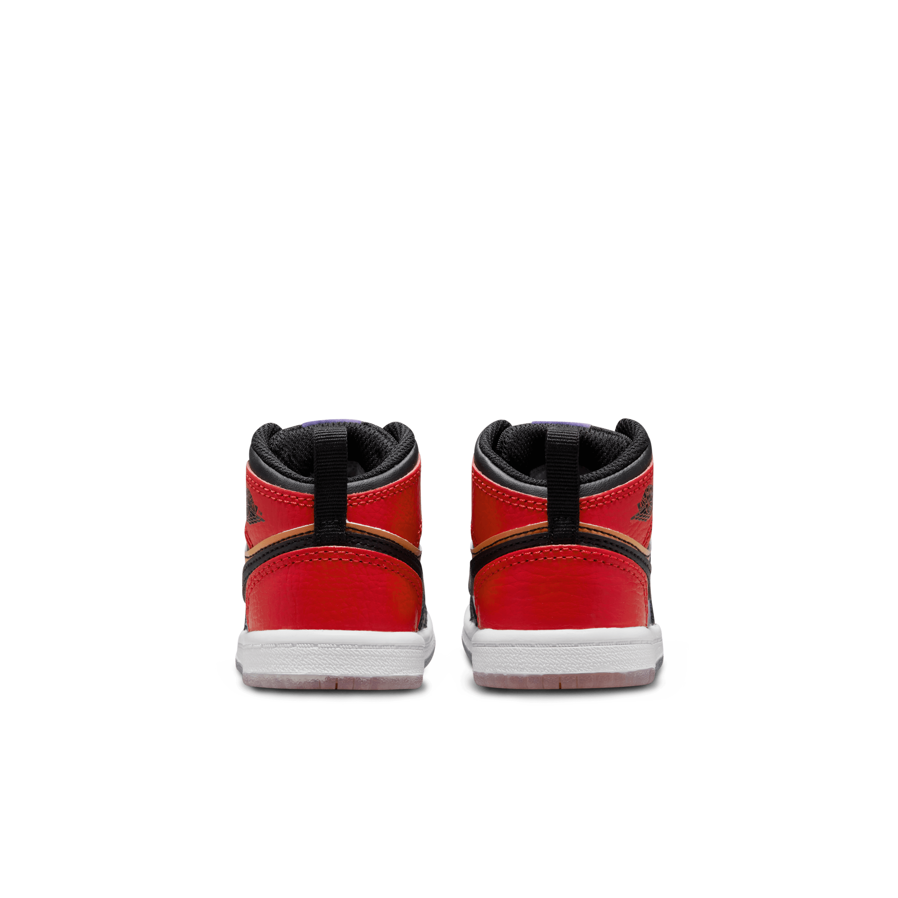 Jordan Boy TD Air Jordan 1 Mid SS Concord Black Univeristy Red Nohble