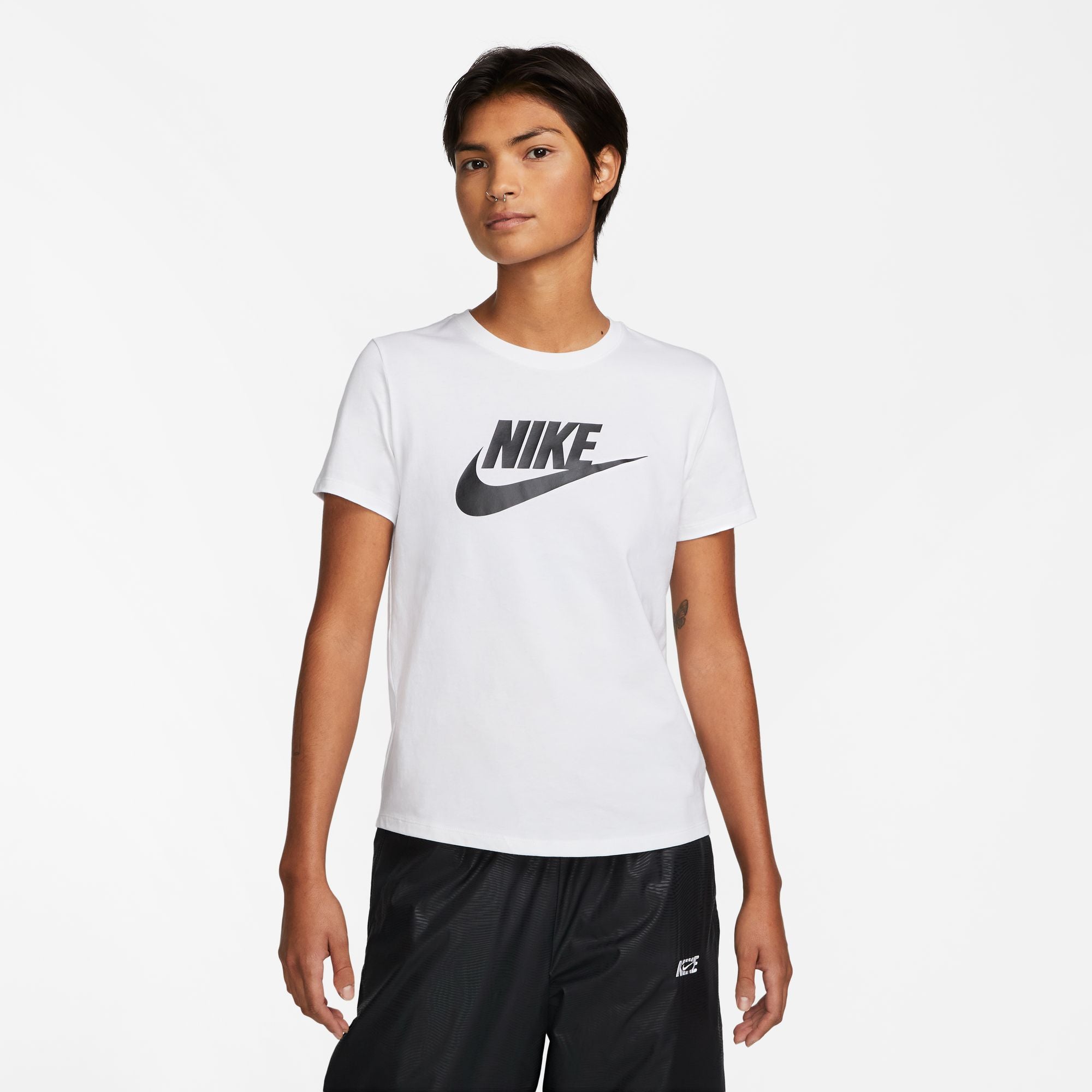 Nike Women Essential Futura Icon Tee White/Black