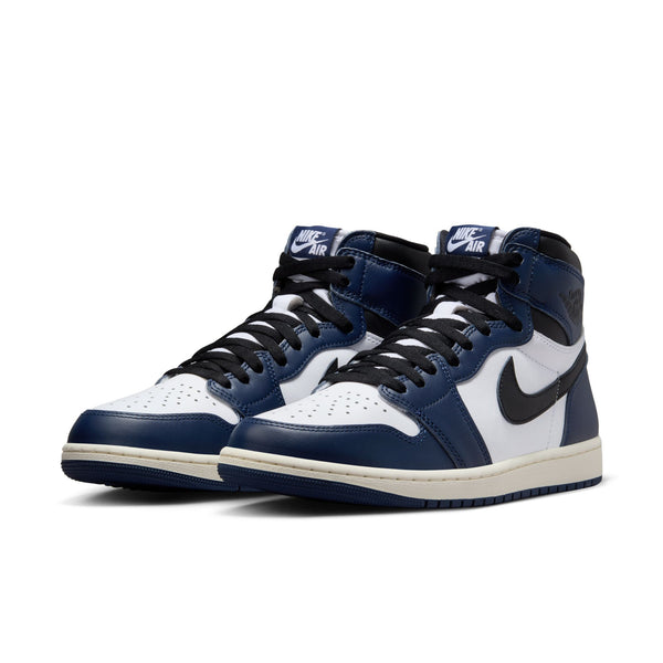 Jordan - Men - Air Jordan 1 Retro High OG - Midnight Navy/Black/White/Sail