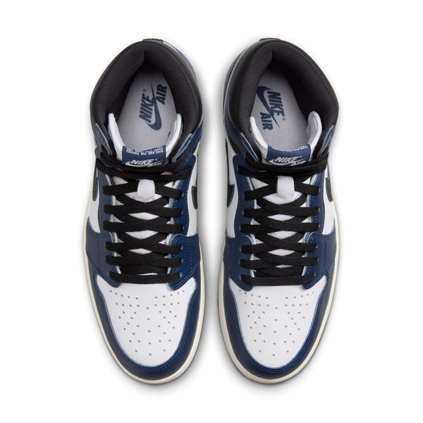 Jordan - Men - Air Jordan 1 Retro High OG - Midnight Navy/Black/White/Sail