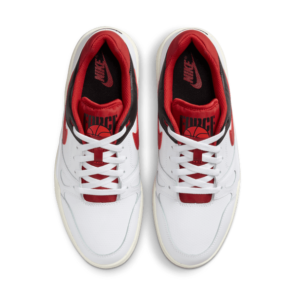 Nike Full Force Low Mystic Red Mens Basketball Shoes Red White