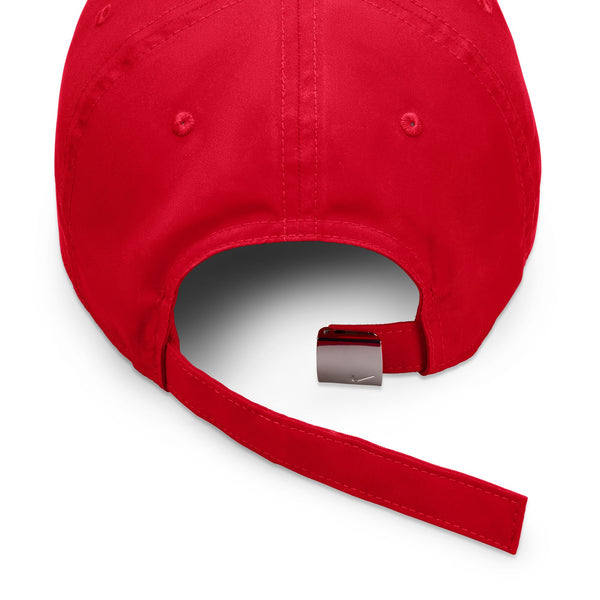 Nike -  Accessories - Swoosh Club Dad Hat  - University Red/Metallic Silver