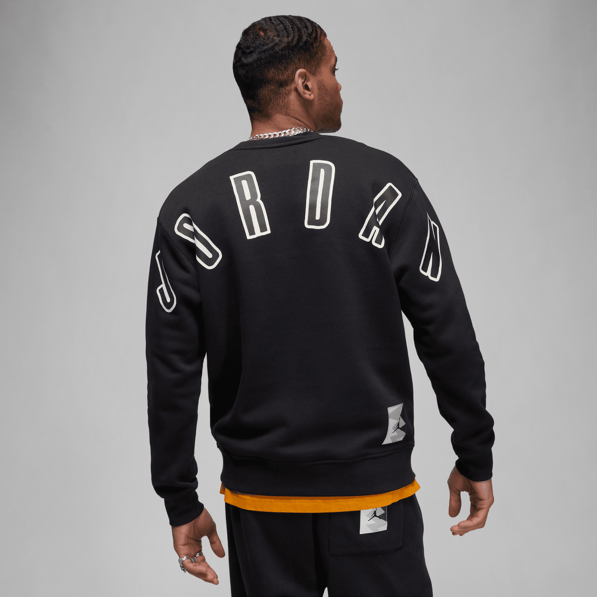 Jordan MVP Graphic Crew Sweatshirt - Sail/Black - Mens