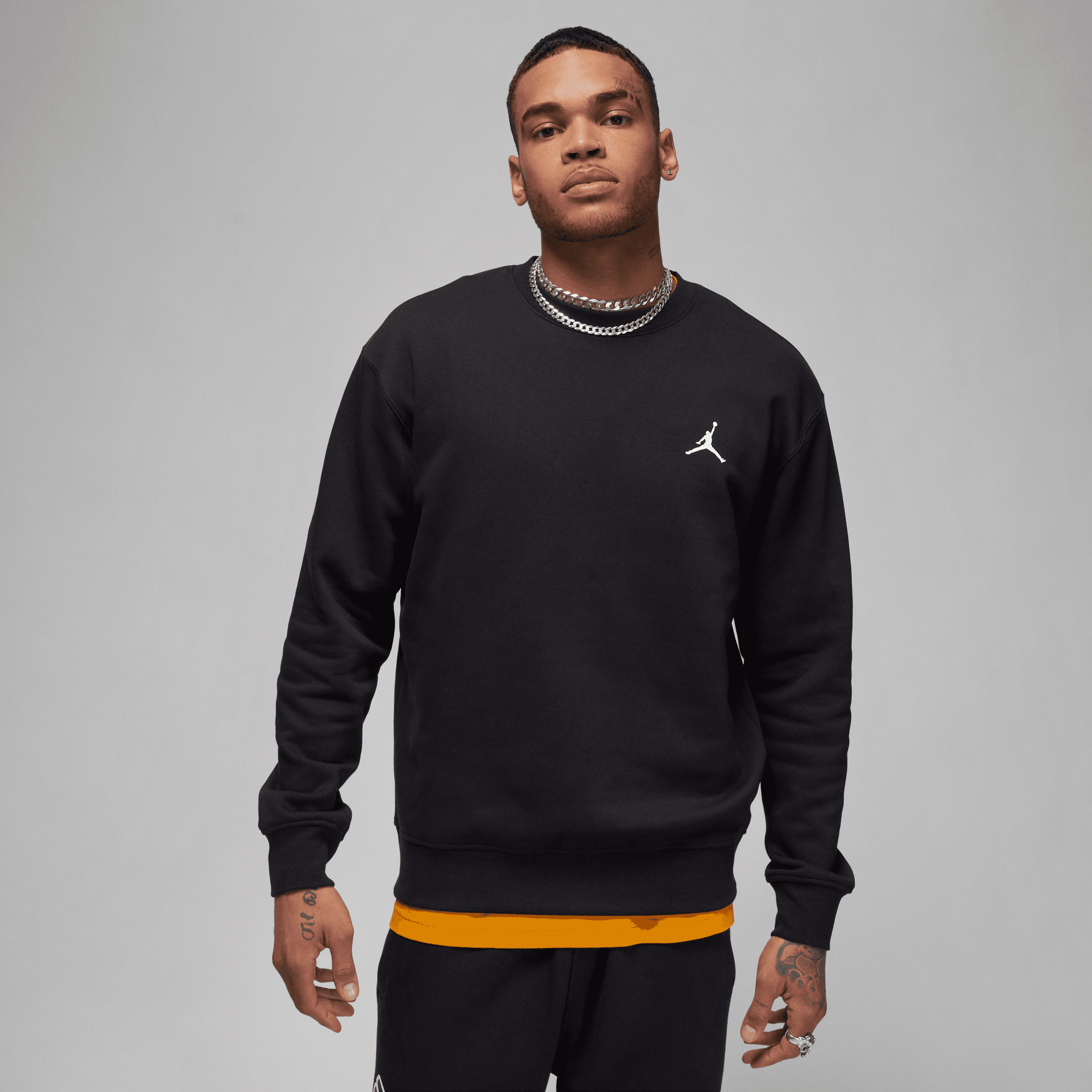 Jordan - Men - Flight MVP Graphic Crewneck - Black/Sail – Nohble