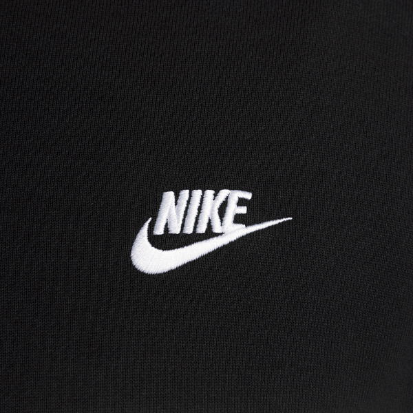 Nike - Men - Club+ Fleece Pullover Hoodie - Black/White - Nohble