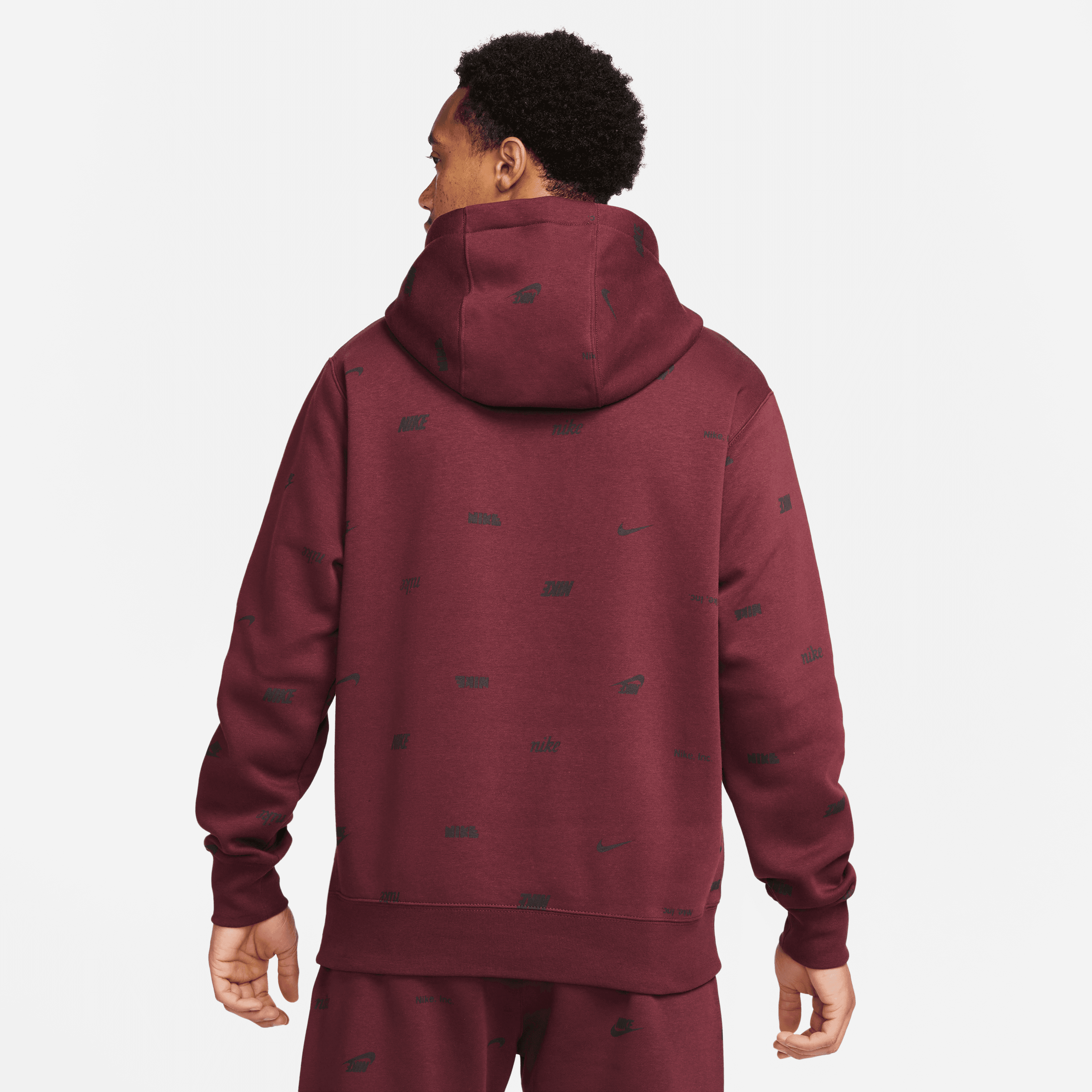 Nike tech fleece night sales maroon