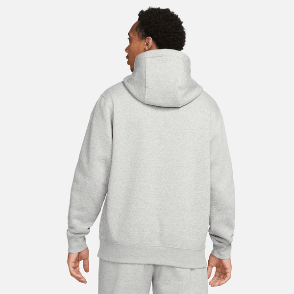 Nike - Men - Embroided Logo Pullover Hoodie - Grey/Multi-Color