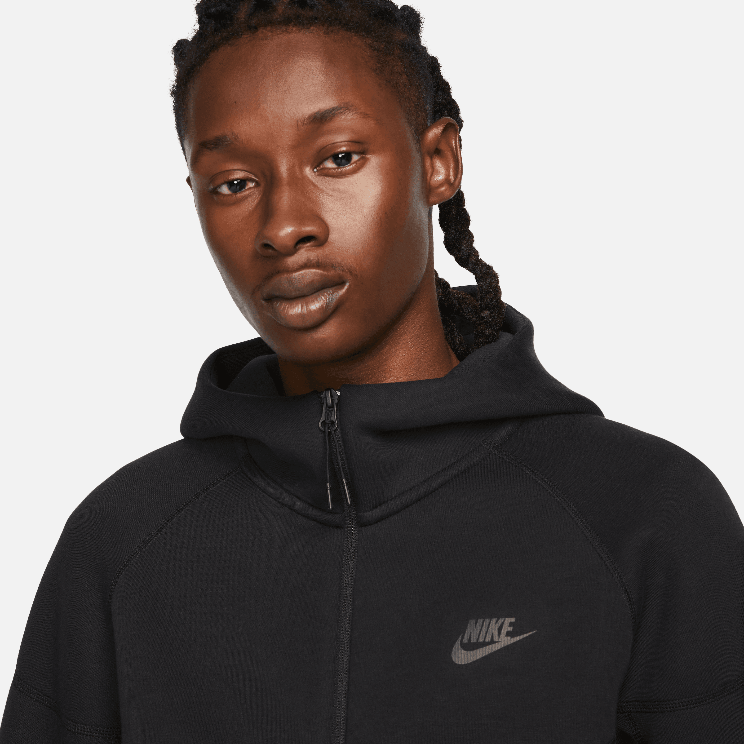 Nike - Men - Tech Fleece Full-Zip Hoodie - Black – Nohble Nike - Men - Tech Fleece Full-Zip Hoodie - Black – Nohble