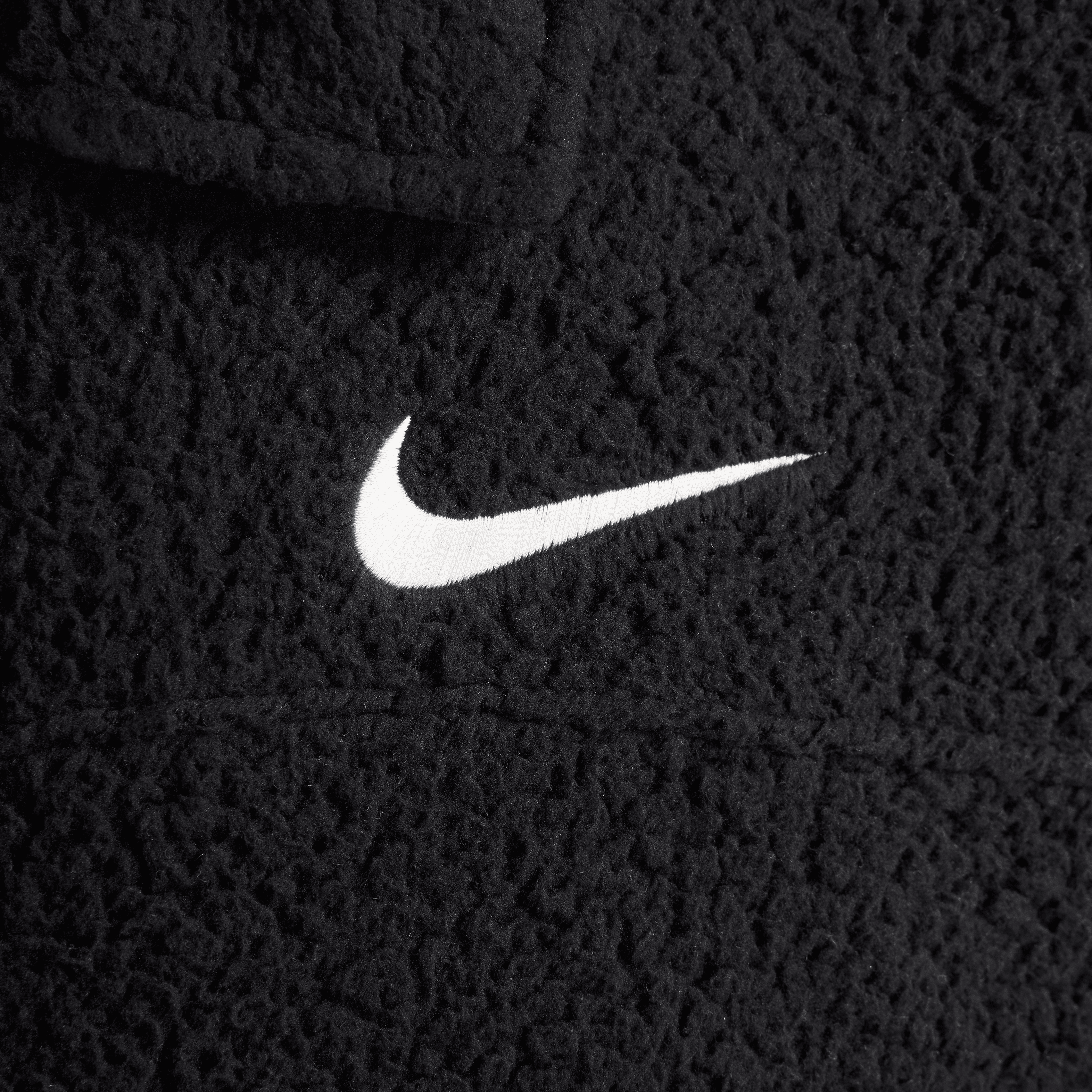 Nike - Women - Collared Sherpa Jacket - Black/Sail – Nohble Nike - Women - Collared Sherpa Jacket - Black/Sail – Nohble