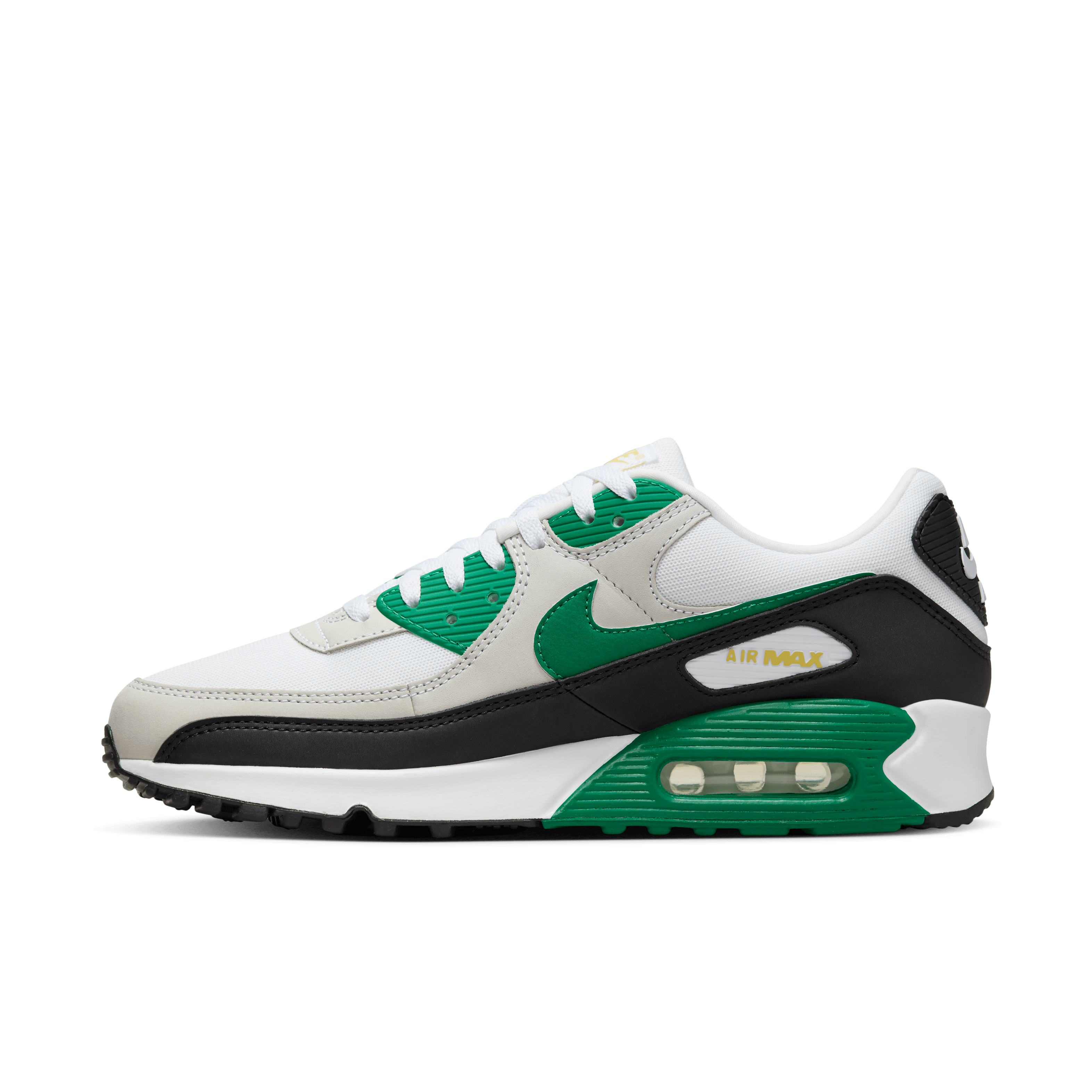 Nike - Men - Air Max 90 - White/Malachite Black – Nohble Nike - Men - Air Max 90 - White/Malachite Black – Nohble