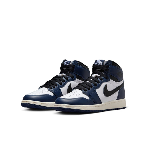 Jordan - Boy - GS Air Jordan 1 High OG - Midnight Navy/Black/White/Sail