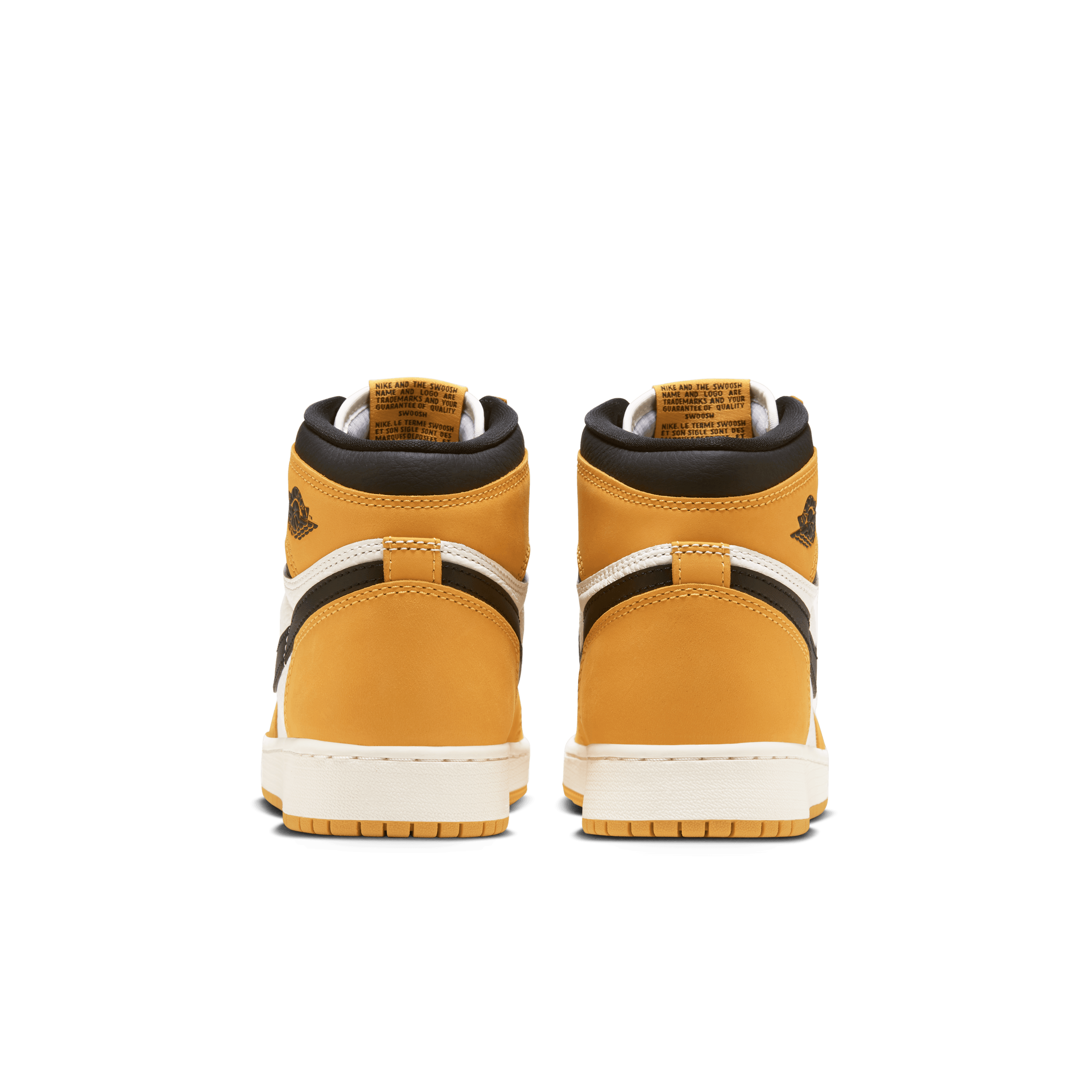 Jordan 1 yellow and black high sales