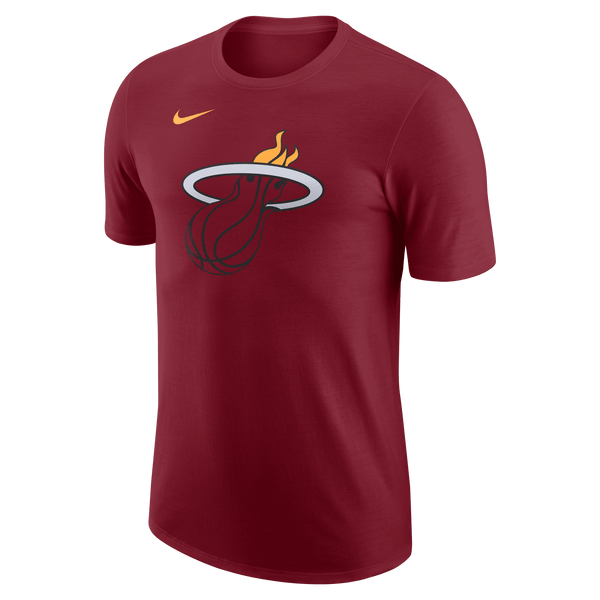 Nike - Men - Miami Heat Logo Tee - Tough Red