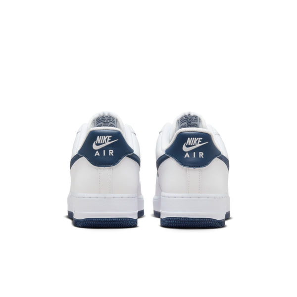 Nike - Men -  Air Force 1 '07 - White/Midnight Navy/White