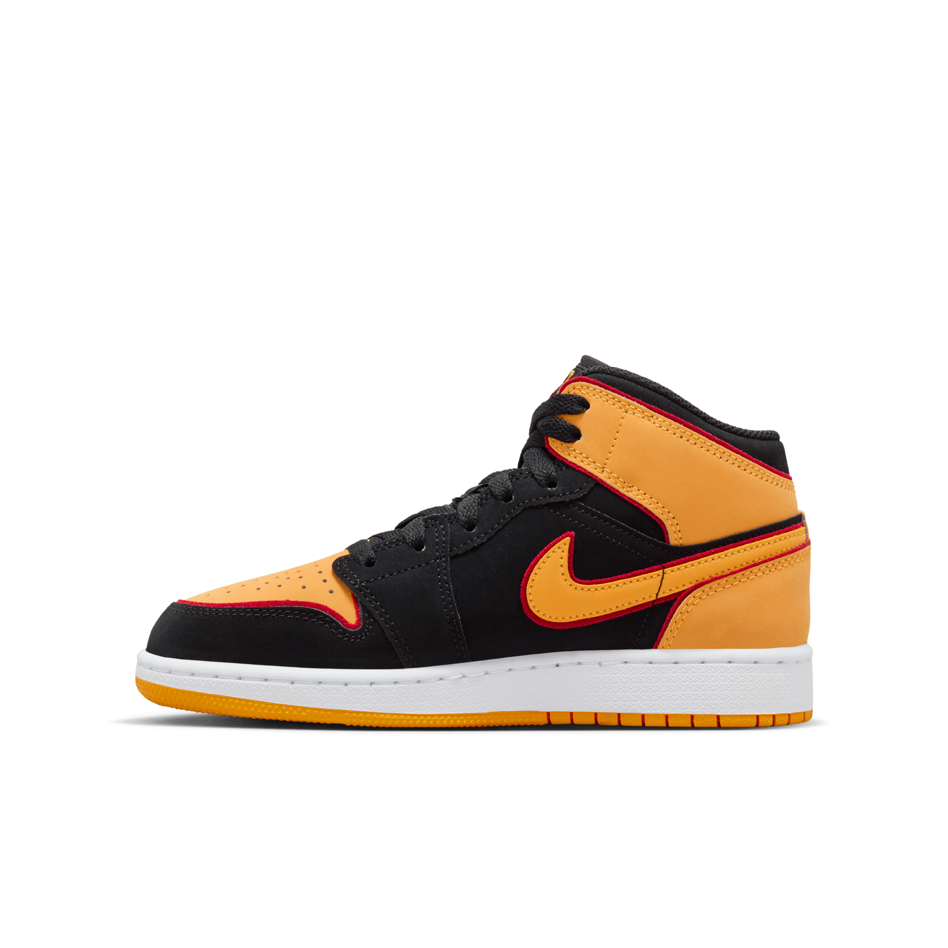 Black and orange retro jordans discount
